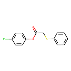Phenylthioacetic acid, 4-chlorophenyl ester