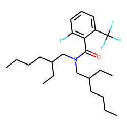 2-Fluoro-6-trifluoromethylbenzamide, N,N-di(2-ethylhexyl)-