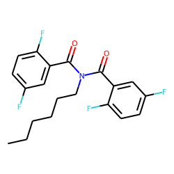 Benzamide, 2,5-difluoro-N-(2,5-difluorobenzoyl)-N-hexyl-