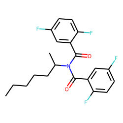 Benzamide, 2,5-difluoro-N-(2,5-difluorobenzoyl)-N-(hept-2-yl)-