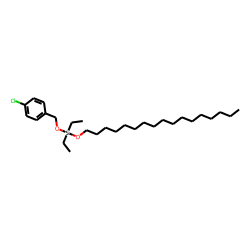 Silane, diethyl(4-chlorobenzyloxy)heptadecyloxy-