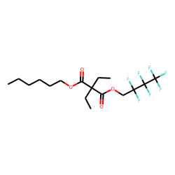 Diethylmalonic acid, 2,2,3,3,4,4,4-heptafluorobutyl hexyl ester