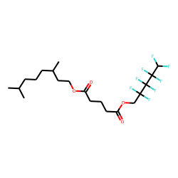 Glutaric acid, 2,2,3,3,4,4,5,5-octafluoropentyl 3,7-dimethyloctyl ester