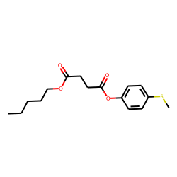Succinic acid, 4-methylthiophenyl pentyl ester