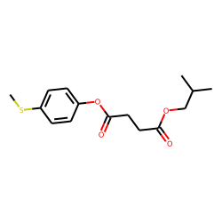 Succinic acid, isobutyl 4-methylthiophenyl ester