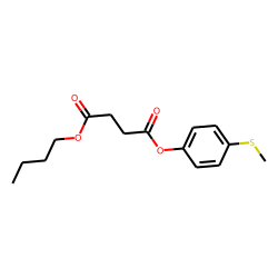 Succinic acid, butyl 4-methylthiophenyl ester