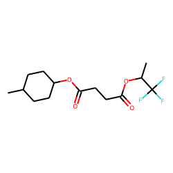 Succinic acid, 1,1,1-trifluoroprop-2-yl trans-4-methylcyclohexyl ester