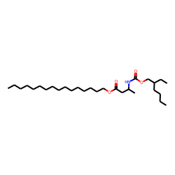 DL-3-Aminobutanoic acid, N-(2-ethylhexyl)oxycarbonyl-, hexadecyl ester