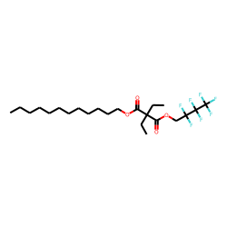 Diethylmalonic acid, dodecyl 2,2,3,3,4,4,4-heptafluorobutyl ester