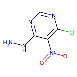 Pyrimidine, 4-chloro-6-hydrazino-5-nitro-