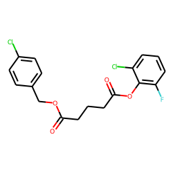 Glutaric acid, 2-chloro-6-fluorophenyl 4-chlorobenzyl ester