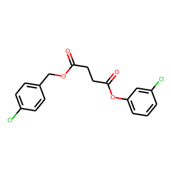 Succinic acid, 3-chlorophenyl 4-chlorobenzyl ester