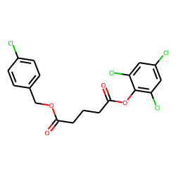 Glutaric acid, 2,4,6-trichlorophenyl 4-chlorobenzyl ester