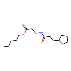 «beta»-Alanine, N-(cyclopentylpropionyl)-, pentyl ester