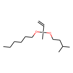 Silane, methylvinyl(3-methylbutoxy)hexyloxy-