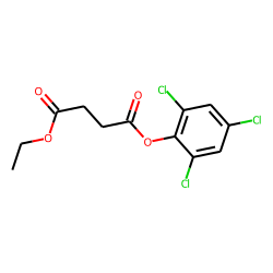 Succinic acid, ethyl 2,4,6-trichlorophenyl ester