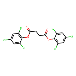 Succinic acid, 2,4,6-trichlorophenyl 2,4,6-trichlorophenyl ester