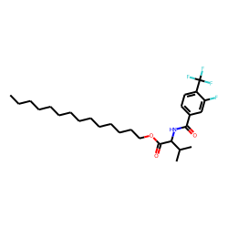 L-Valine, N-(3-fluoro-4-trifluoromethylbenzoyl)-, tetradecyl ester
