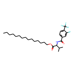 L-Valine, N-(3-fluoro-4-trifluoromethylbenzoyl)-, pentadecyl ester