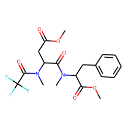 Aspartic acid-phenylalanine, N(«alpha»,«epsilon»)-trifluoroacetyl-N-O-permethyl derivative