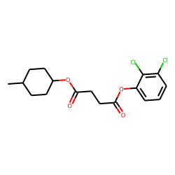 Succinic acid, 2,3-dichlorophenyl trans-4-methylcyclohexyl ester
