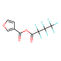 3-Furoic acid, anhydride with heptafluorobutyric acid