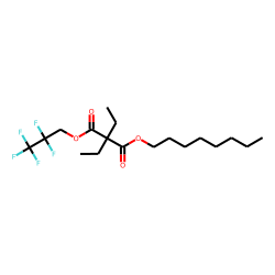 Diethylmalonic acid, 2,2,3,3,3-pentafluoropropyl octyl ester