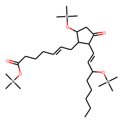 Prostaglandin D(2), O,O'-bis(trimethylsilyl)-, trimethylsilyl ester