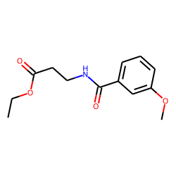 «beta»-Alanine, N-(3-methoxybenzoyl)-, ethyl ester