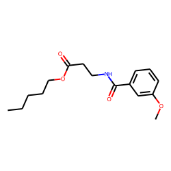 «beta»-Alanine, N-(3-methoxybenzoyl)-, pentyl ester