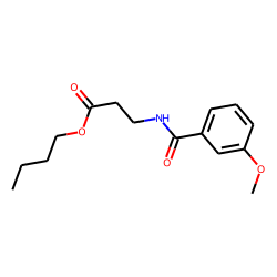 «beta»-Alanine, N-(3-methoxybenzoyl)-, butyl ester