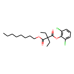 Diethylmalonic acid, 2,6-dichlorophenyl octyl ester