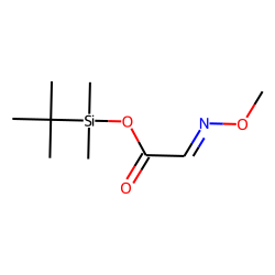Glyoxylic acid, MO TBDMS # 1