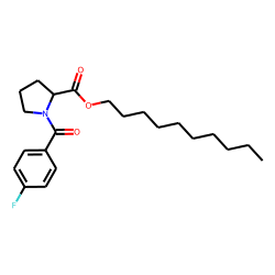 L-Proline, N-(4-fluorobenzoyl)-, decyl ester