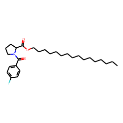L-Proline, N-(4-fluorobenzoyl)-, hexadecyl ester