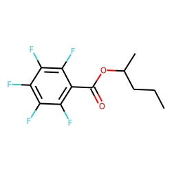 Pentafluorobenzoic acid, 2-pentyl ester