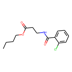 «beta»-Alanine, N-(2-chlorobenzoyl)-, butyl ester