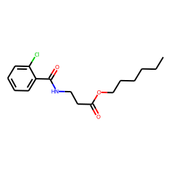 «beta»-Alanine, N-(2-chlorobenzoyl)-,hexyl ester