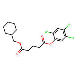 Glutaric acid, cyclohexylmethyl 2,4,5-trichlorophenyl ester