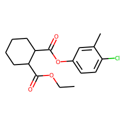 1,2-Cyclohexanedicarboxylic acid, 4-chloro-3-methylphenyl ethyl ester