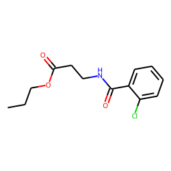 «beta»-Alanine, N-(2-chlorobenzoyl)-, propyl ester
