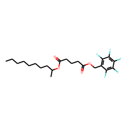 Glutaric acid, dec-2-yl pentafluorobenzyl ester