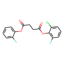 Succinic acid, 2-chloro-6-fluorophenyl 2-fluorophenyl ester