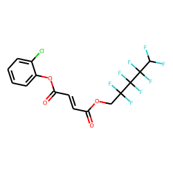Fumaric acid, 2-chlorophenyl 2,2,3,3,4,4,5,5-octafluoropentyl ester