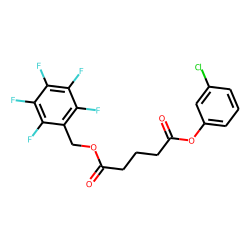 Glutaric acid, 3-chlorophenyl pentafluorobenzyl ester