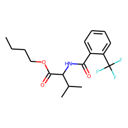 L-Valine, N-(2-trifluoromethylbenzoyl)-, butyl ester