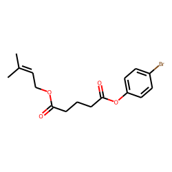 Glutaric acid, 3-methylbut-2-en-1-yl 4-bromophenyl ester