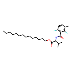 L-Valine, N-(2,6-difluoro-3-methylbenzoyl)-, tetradecyl ester