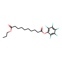 Sebacic acid, pentafluorophenyl propyl ester