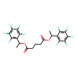 Glutaric acid, di(1-(pentafluorophenyl)ethyl) ester